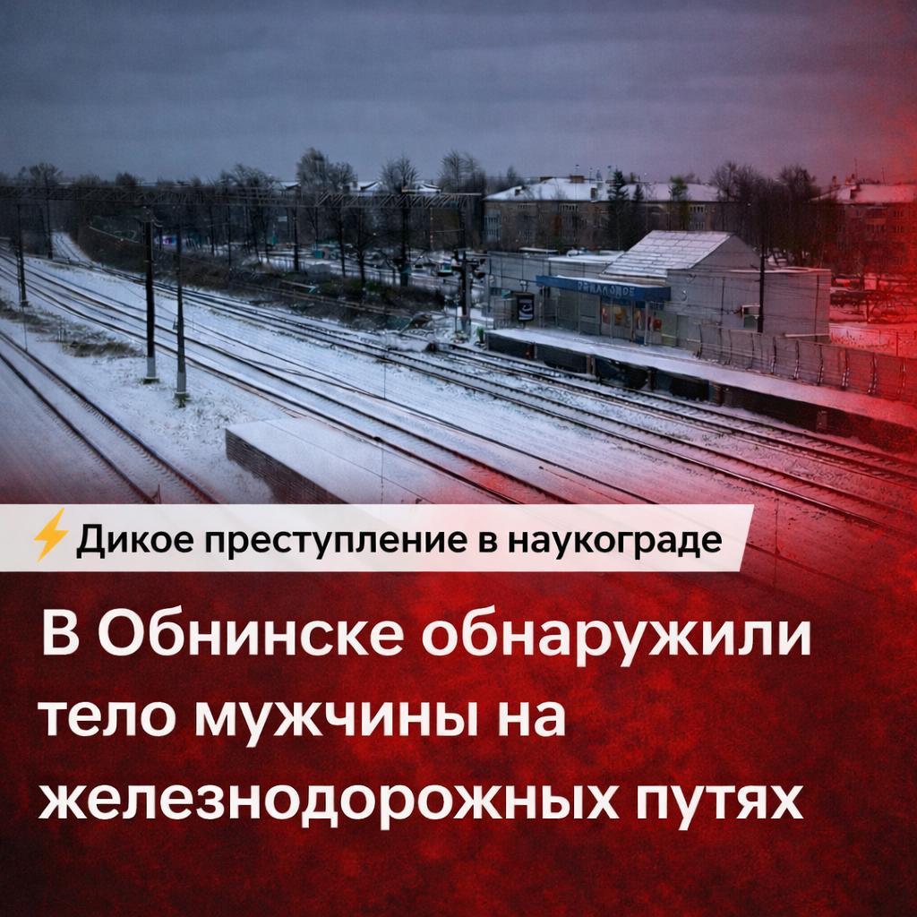 Дикое преступление произошло в Обнинске В наукограде арестованы двое мужчин убивших 35 летнего местного жителя Тело нашли на железнодорожных путях Следователи выяснили что злоумышленники избили несчастного а затем чтобы скрыть преступление перевезли труп на тележке из продуктового магазина к станции и оставили на путях Оба обвиняемых заключены под стражу Наш канал в MAX
