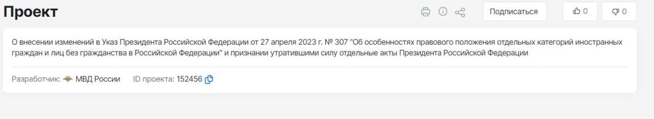 Временное пребывание граждан Украины и их право на работу в России могут ограничить до 31 марта 2025 года — документ