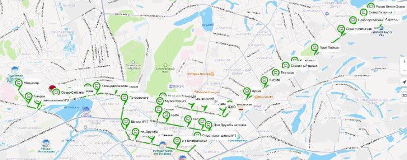 В новогоднюю ночь в Якутске запустят бесплатный автобус В новогоднюю ночь по улицам Якутска будет курсировать бесплатный автобус 100н Об этом сообщил глава города Евгений Григорьев Маршрут будет работать с 22 00 31 декабря до 06 00 1 января Автобус свяжет Медцентр и Аэропорт проходя через ключевые улицы города Расписание движения маршрута 100н От остановки Медцентр 22 00 23 00 00 00 01 00 02 00 03 00 04 00 05 00 От остановки Аэропорт 22 00 23 00 00 00 01 00 02 00 03 00 04 00 05 00 Маршрут следования Медцентр Сергеляхское шоссе ул Лермонтова ул Петровского пр Ленина ул Дзержинского ул Пояркова ул Кирова ул Лермонтова ул Дзержинского Автострада 50 лет Октября ул Можайского ул Гагарина ул Быковского Аэропорт Проезд на маршруте будет бесплатным для всех пассажиров ulusmedia Читайте нас в MAX