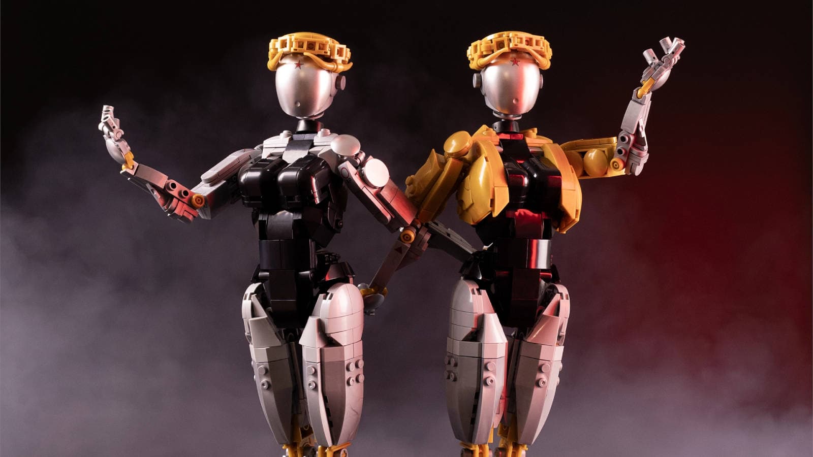 Левая и Правая своими руками вышел конструктор Atomic Heart Близняшка от РУБРИК Теперь любой желающий может собрать собственную Близняшку из игры Atomic Heart и понаблюдать за восстанием машин Состоялся релиз нового конструктора от компании РУБРИК содержащего 677 деталей