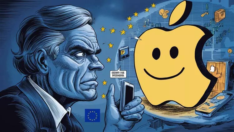 Apple просит ЕС отменить или сократить Закон о цифровых рынках Корпорация Apple обратилась в Европейскую комиссию с призывом отменить или существенно смягчить положения Закона о цифровых рынках DMA Компания утверждает что новый регламент создает барьеры для ведения бизнеса в ЕС и негативно сказывается на пользовательском опыте В своих официальных комментариях Apple заявила что наилучшим решением была бы полная отмена закона или его ключевых статей что позволило бы перезагрузить цифровую конкурентоспособность ориентированную на пользователей По мнению производителя iPhone DMA призванный помочь малым компаниям зависимым от крупных платформ на самом деле препятствует выходу на европейский рынок новых продуктов и технологий Apple также отметила что вынужденные изменения в её продуктах по требованию комиссии уже оказали реальное негативное влияние на потребителей