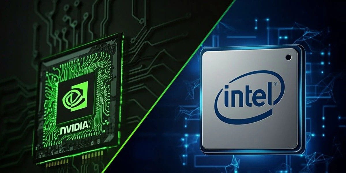 Nvidia объединяется с Intel компания Дженсена Хуанга инвестирует 5 миллиардов в акции синей команды Nvidia и Intel заключили многолетнее партнёрство для разработки гибридных систем нового поколения
