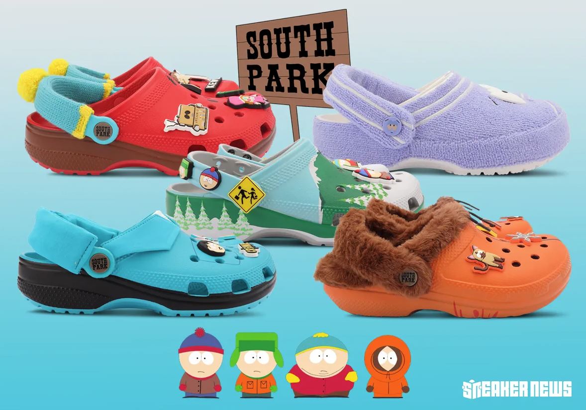 О боже мой Они надели Кенни Crocs готовится выпустить коллекцию обуви в стиле Южного парка Всего будет пять моделей четыре из них с отсылкой на героев мультсериала а последняя пара кроксов покажет легендарную локацию городка AdYummy