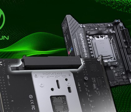 MAXSUN представила Terminator B850 BKB WiFi первую плату Mini ITX для AM5 с задним разъемом PCIe Компания MAXSUN официально представила материнскую плату MS Terminator B850 BKB WiFi на платформе AM5 Новинка выделяется уникальным расположением разъема PCIe 5 0 x16 на тыльной стороне платы впервые для формата Mini ITX на платформе AM5 Плата предназначена для процессоров AMD Ryzen серий 7000 8000 и 9000