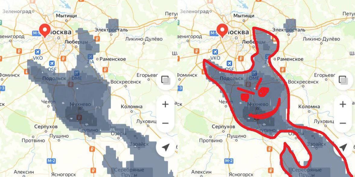 Ливень, гроза и ветер до 15 м/с снова накроют Москву в ближайший час и до конца дня, — МЧС Будьте осторожны!