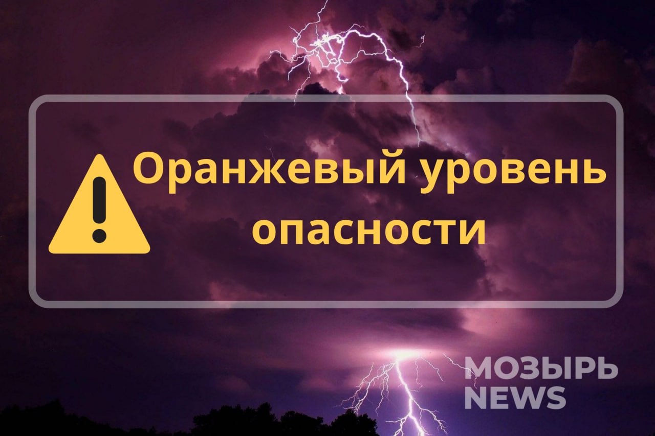 Синоптики предупреждают о грозах 15 июля Гомельоблдгидромет объявил оранжевый уровень опасности из-за ухудшения погоды.