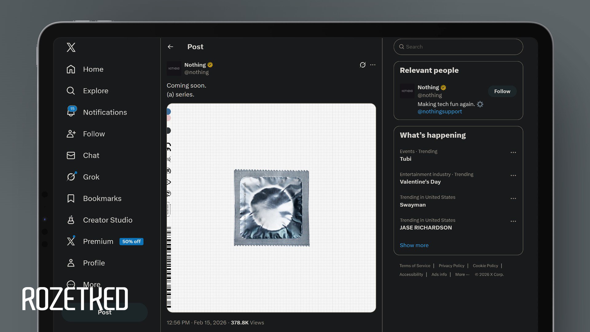 Nothing тизерит новые смартфоны с помощью презервативов Текст поста говорит о скором релизе смартфонов a серии Намекается ли таким образом на камеры цвет или на то кем Nothing считает своих покупателей неизвестно Согласно предыдущим утечкам Nothing Phone 4a получит Snapdragon 7 серии и станет дороже Rozetked Подписаться