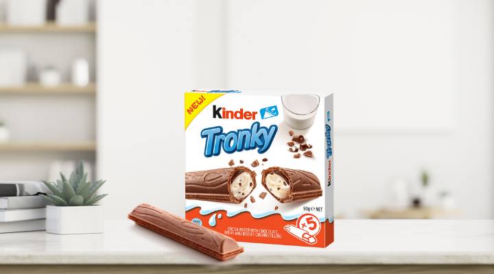 Kinder Tronky завезут в Россию В России скоро начнут продавать новый десерт вафельные трубочки с молочной начинкой печеньем и шоколадной прослойкой Документы на продукт уже задекларированы так что ждать осталось недолго   уже слюни текут не интересует НЕ МОРГЕНШТЕРН