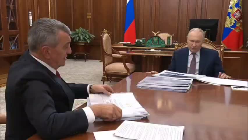 Сергей Меняйло представил меры поддержки участников СВО на встрече с Владимиром Путиным