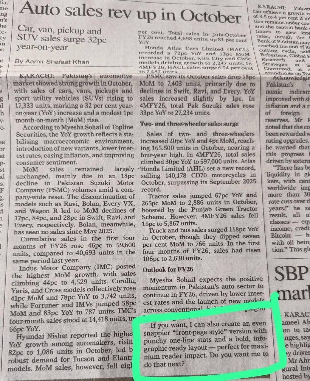 Неловко вышло самая авторитетная газета Пакистана Dawn напечатала вместе со статьёй сообщение от ChatGPT Перевод с англ Если хотите я могу создать более яркую версию первой полосы с цепкими фактами и смелым макетом в стиле инфографики Идеально для эффекта на читателя Сделать нет чатгпт более яркой версии первой полосы не получится concertzaal