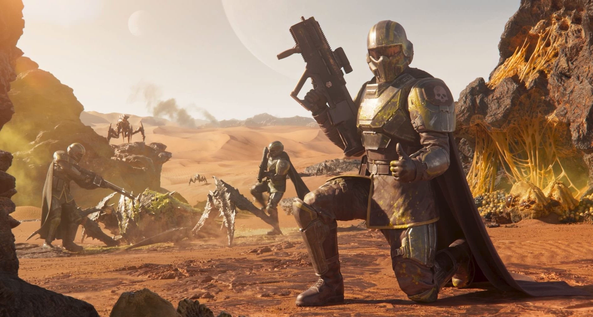«Спасибо PlayStation». Порт Helldivers 2 на Xbox стал возможен благодаря Sony Helldivers 2 скоро появится на консолях Microsoft. По словам главы Arrowhead, инициатива выпустить игру на Xbox исходила от самой Sony, а студия лишь поддержала решение.