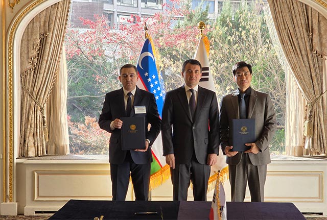 Узбекистан и Южная Корея подписали меморандум о производстве гуманоидных роботов В Республике Корея состоялся узбекско корейский бизнес круглый стол участники которого обсудили расширение стратегического экономического сотрудничества между двумя странами English O zbek tilida Ўзбек тилида На русском iOS Android