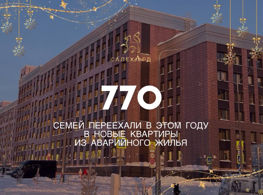 Сегодня в нашей рубрике количество семей которые переехали в новое комфортное жильё из ветхого и аварийного 770 именно столько семей в Салехарде улучшили жилищные условия в 2025 году Новое жильё это не просто квадратные метры это новый этап в жизни каждой семьи Это возможность создать уютный дом где будут звучать детский смех царить гармония и взаимопонимание где можно строить планы на будущее Всего в Салехарде сейчас возводится 290 тысяч м2 жилья это 65 многоквартирных домов на 5945 квартир для горожан В новых микрорайонах создаются все условия для комфортной жизни Мы рады видеть как Салехард преображается и становится лучше с каждым днём Администрация Салехарда Подписаться в МАХ Подписаться в ТГ Подписаться в ВК