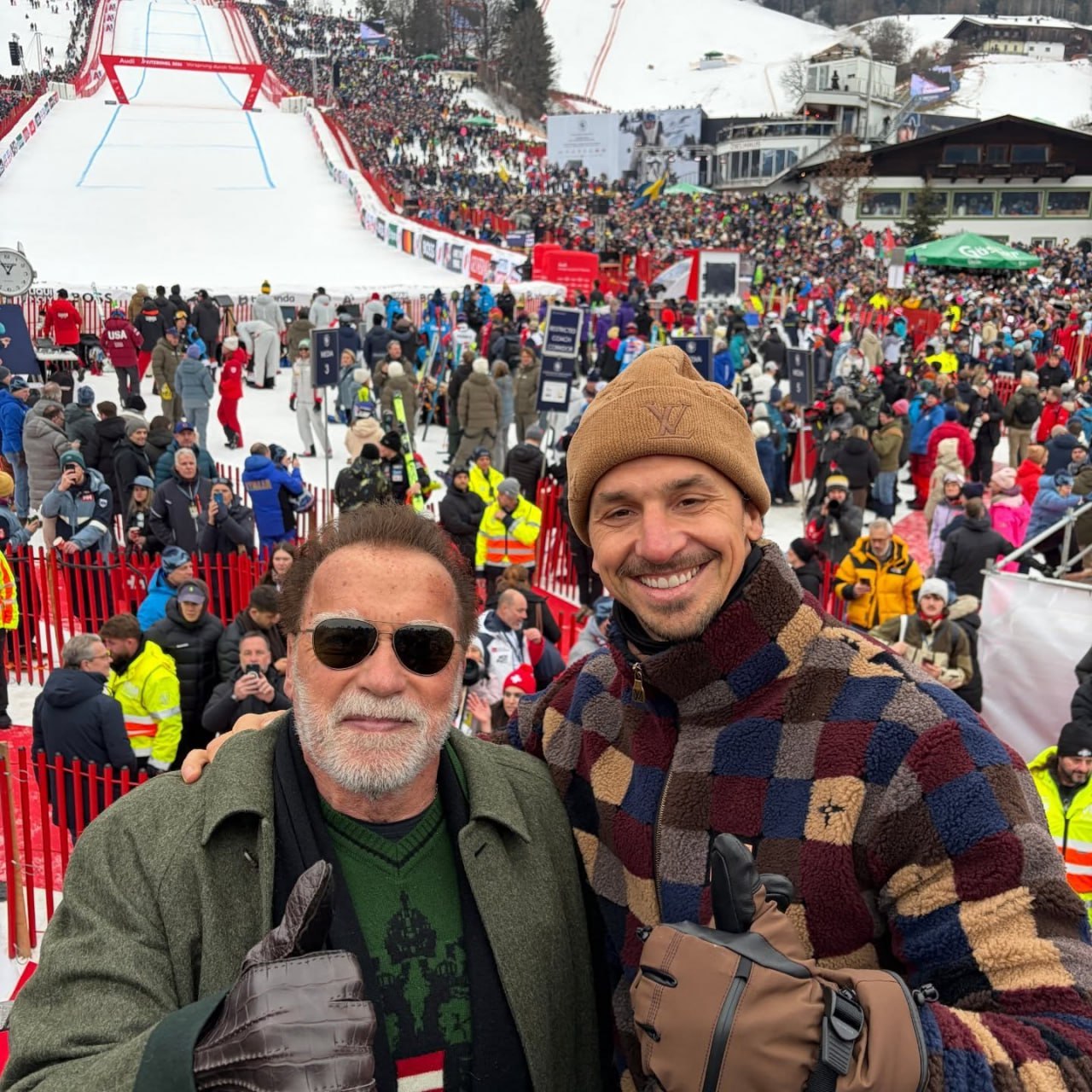 Златан Ибрагимович встретился со Шварценеггером на Кубке мира по горнолыжному спорту в Китцбюэле Новости Азербайджана Написать нам ruoxuaz ЗлатанИбрагимович Шварценеггер