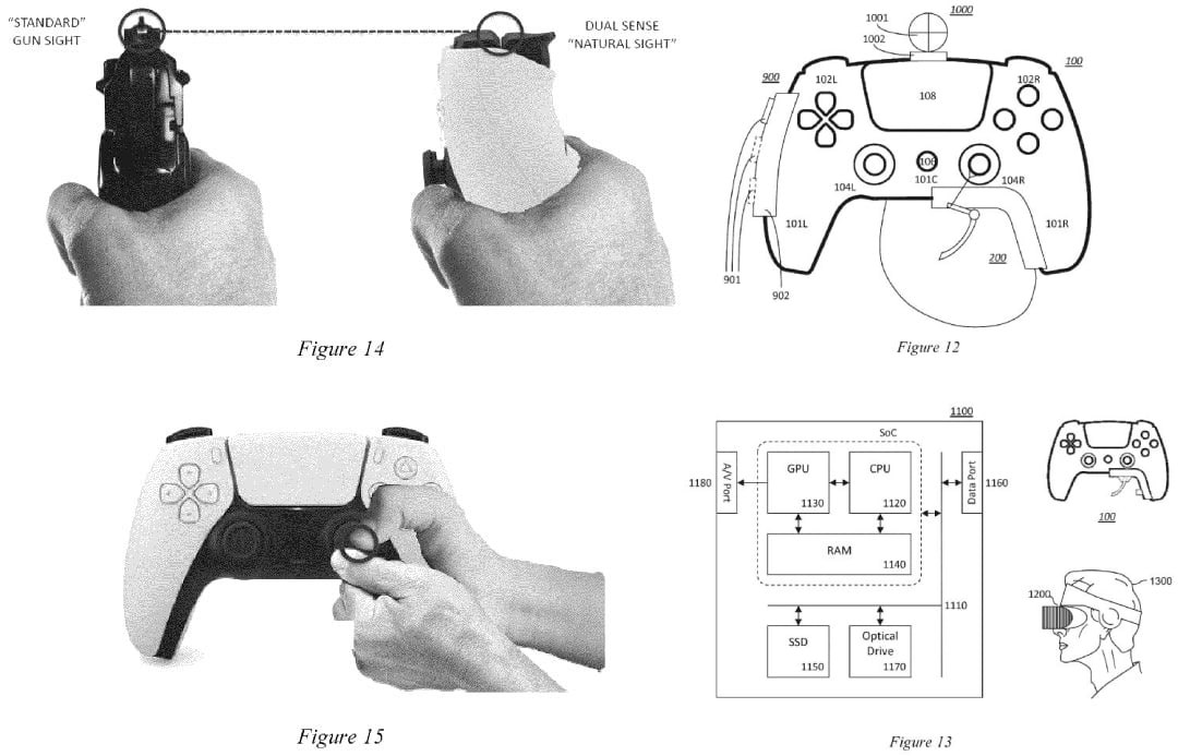 Sony запатентовала геймпад-пистолет  Новый день — новый патент Sony. Теперь компания владеет технологией по превращению DualSense в пистолет. За спусковой крючок отвечает специальное устройство, присоединяемое к геймпаду. За прицел — пространство между триггером и бампером.  Будет ли Sony в действительности использовать эти наработки — неизвестно.  Держали так геймпад и представляли, что стреляете? Вот теперь нельзя.    VGTimes. Подписаться