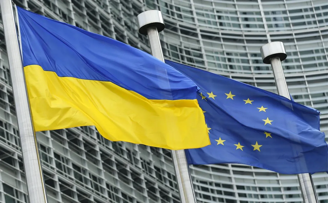 ЕС начнет переговоры о вступлении в него Украины Переговоры о вступлении Украины в ЕС могут начаться в ближайшие недели Об этом сообщает агентство Bloomberg со ссылкой на источник пишет tass ru   telegra ph ES nachnet peregovory o vstuplenii v nego Ukrainy 04 26