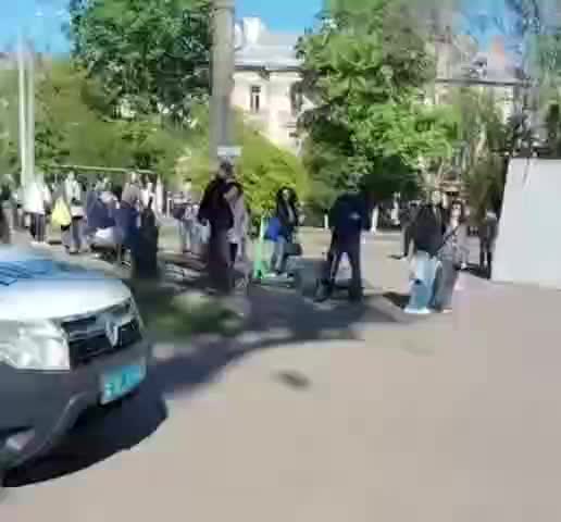 Нападение на полицию в Одессе в годовщину трагедии в Доме профсоюзов