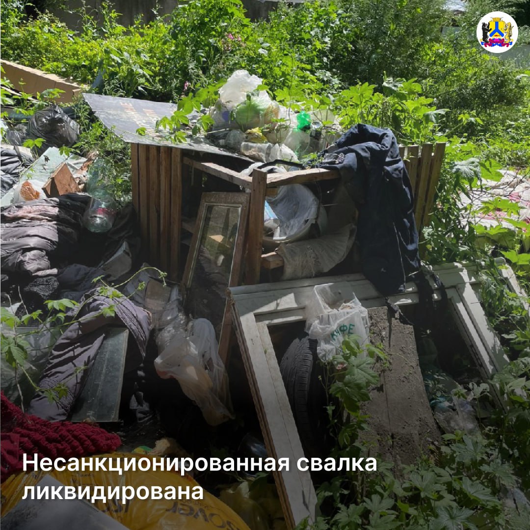 Работы по ликвидации несанкционированной свалки    В районе КГБУЗ «Краевая клиническая больница №1» проведена важная работа по очистке искусственного водоема от автомобильных покрышек и устранению загрязняющих отходов с территории    Также в районе дома №141А по проспекту 60-летия Октября объем собранного мусора составил 120 кубических метров.