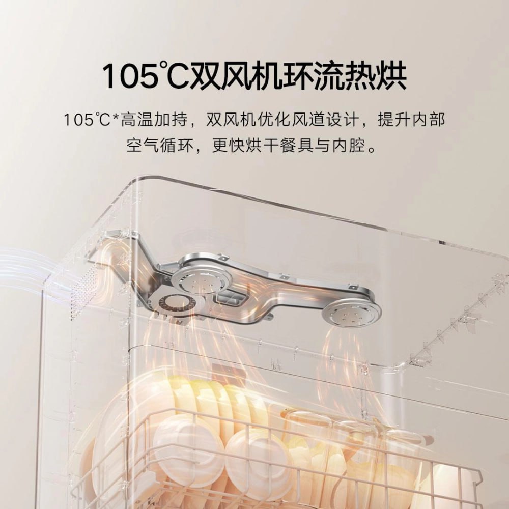 Xiaomi показала умную посудомойку Mijia S10 — маленькая, но с характером  Xiaomi выпустила компактную настольную посудомоечную машину Mijia S10 за 25 900 рублей. Несмотря на скромные габариты, она вмещает до 46 предметов, включая отдельный режим для бутылок и сушку с мойкой при 75 °C — полная стерилизация обеспечена.  Фишка — встроенный ИИ: определяет уровень загрязнения посуды и сам подбирает режим. Управляется, конечно же, через фирменное приложение.