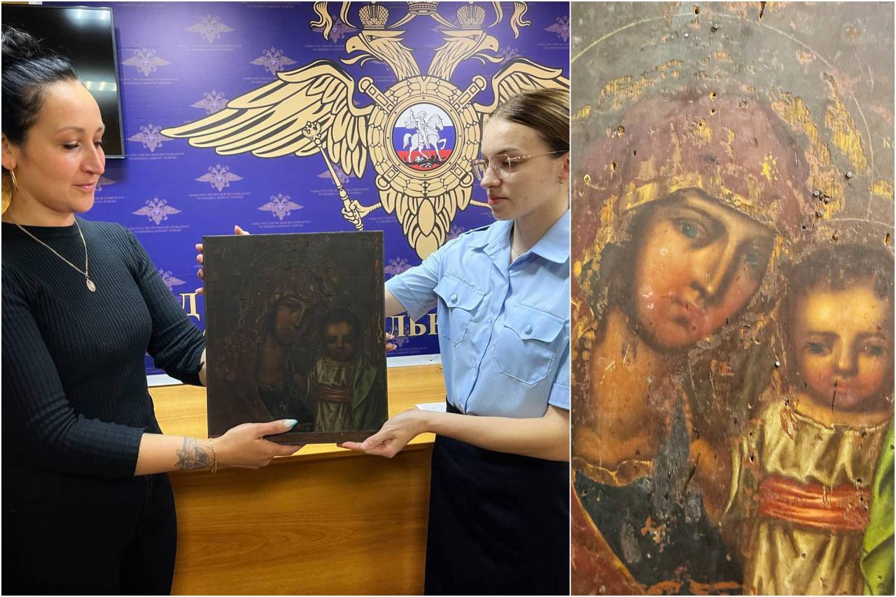 Полиция в Нязепетровске нашла и вернула старинную икону    Следствие установило, что 32-летний мужчина вынес реликвию и сдал её скупщику. Уже через несколько дней икону удалось отыскать и вернуть владелице.    Эксперты подтвердили, что святыня имеет особую культурную и художественную ценность. Теперь злоумышленнику грозит более серьёзное наказание.