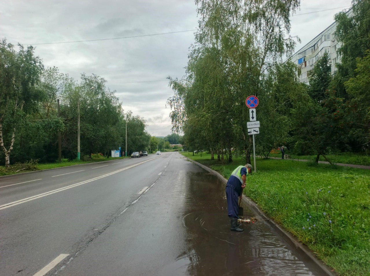 Для очистки ливнеприемных колодцев и отвода воды после ночного дождя МБУ «Пензавтодор» задействовали 6 мобильных бригад — 22 специалиста. Работы ведутся на проспекте Строителей, улицах Некрасова, Каракозова, Аустрина, Баумана, Урицкого и Володарского.
