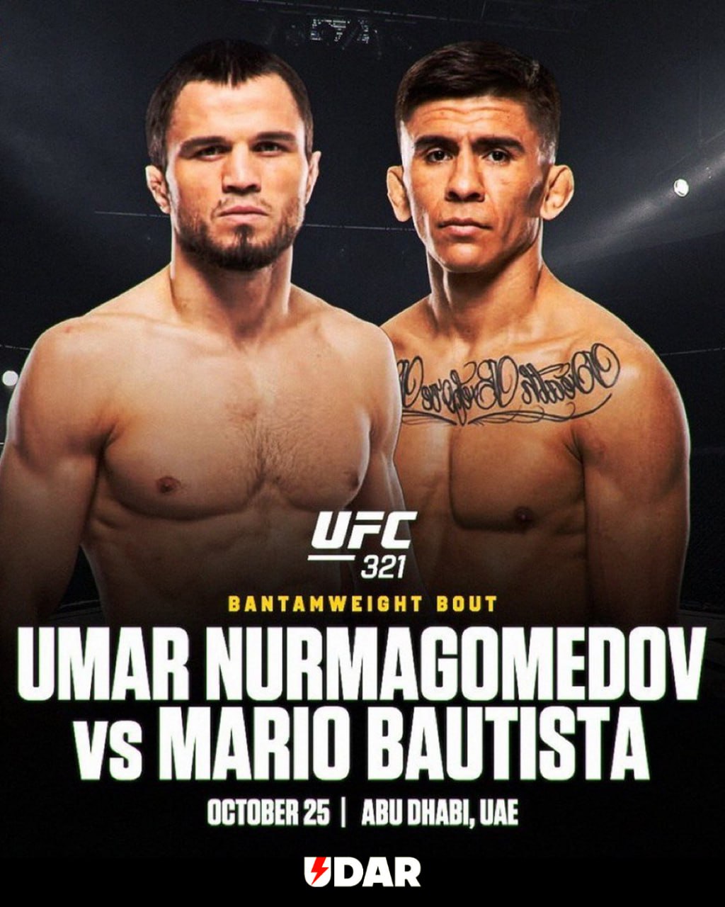 Умар Нурмагомедов может стать следующим претендентом на пояс UFC Дана Уайт на пресс конфренции призывал Умара Нурмагомедова провести яркий бой чтоб получить титульный бой Выходите и устройте в субботу шоу которое заставит людей сказать Чёрт одному из этих парней предстоит бороться за титул следующим Поединок пройдет 25 октября в 19 00 по московскому времени