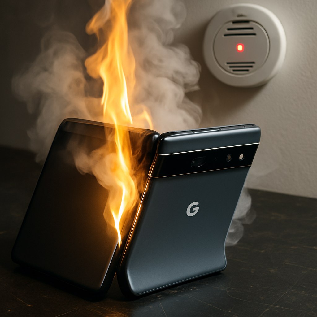 Google Pixel 10 Pro Fold стал первым смартфоном который взорвался во время теста на гибкость сообщает известный YouTuber JerryRigEverything В ходе испытаний когда телефон подвергался экстремальным нагрузкам аккумулятор начал расширяться и перегреваться что привело к выделению дыма и срабатыванию пожарной сигнализации Несмотря на то что тесты проводились в непривычных условиях такие проблемы с батареей вызывают беспокойство Это не единственная проблема с батареями у Google в этом году Ранее компания уже обновляла Pixel 6A для устранения риска перегрева аккумулятора и выпустила обновление для Pixel 4A с целью улучшения стабильности работы батареи Эксперт iFixit отметила что подобные случаи могут быть связаны с особенностями литий ионных батарей и не обязательно указывают на дефекты в конструкции устройства PRO AI OFFICIAL