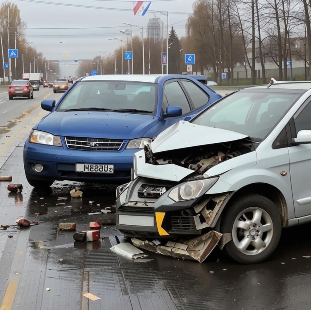 За прошедшую неделю на «горячую линию» Службы помощи при ДТП обратились участники 2825 ДТП, которые получили квалифицированную помощь и поддержку, что на 85 ДТП больше по сравнению с данными предыдущей недели.  Всего за указанный период консультационная поддержка была оказана 5650 водителям, ставшим участниками ДТП без пострадавших.   в Центрах помощи при ДТП содействие в оформлении дорожно-транспортных происшествий оказали участникам 1183 автоаварий  пред. нед. - 1147 ;  в 350 ДТП  пред. нед. - 348  обратившиеся воспользовались помощью для оформления ДТП без вызова ГАИ и без необходимости в дальнейшем получать там документы о дорожной аварии  "Европротокол" .   Если Вы попали в ДТП - звоните 112.   Операторы скоординируют Ваши действия и помогут при оформлении документов с соблюдением всех требований законодательства.  Желаем всем доброго и безопасного пути!   Изображение сгенерировано нейросетью.   !