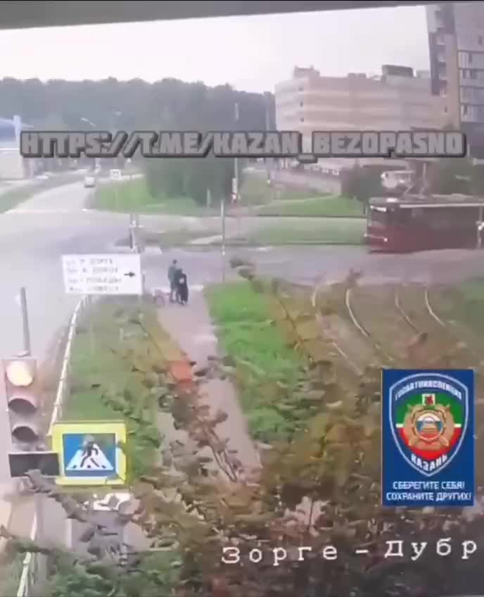 В Казани ликвидировано возгорание трамвая с пассажирами на борту