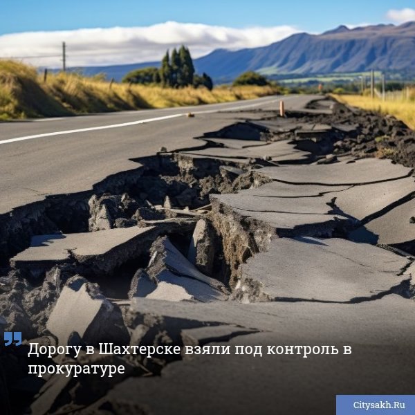 Прокуратура инициировала проверку состояния автомобильной дороги в Шахтерске.