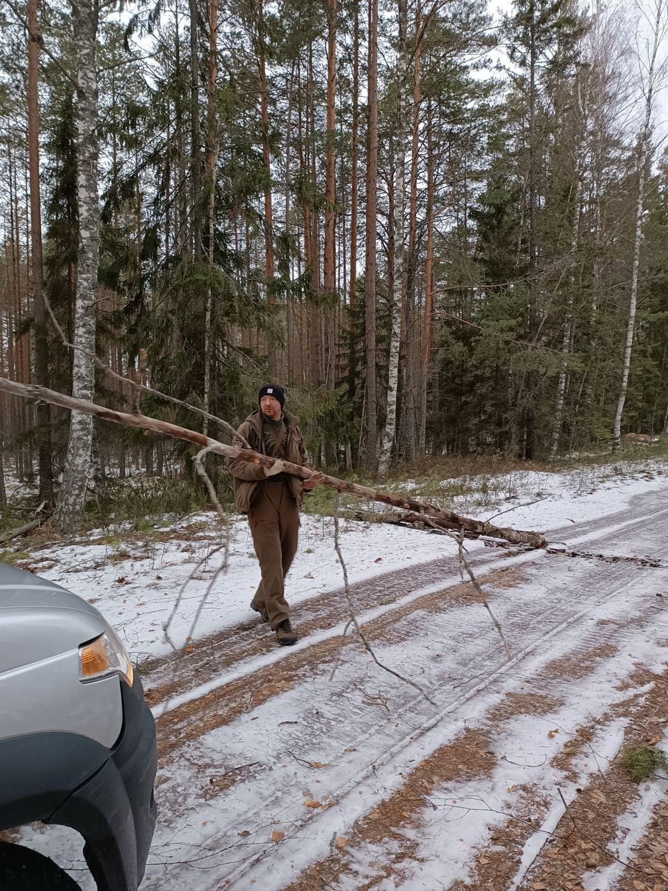 В Нижне-Свирском заповеднике устранили последствия непогоды  Сотрудники Нижне-Свирского заповедника  Ленинградская область  усиленно работают и в праздничные дни. 2025 год начался у специалистов с расчистки путей патрулирования от валежной древесины.  Новогодние праздники - период активной работы государственных инспекторов. Усиление охраны связано с повышением количества отдыхающих на пограничных с заповедником территориях.  Чаще всего в праздничные дни инспекторы не проводят хозяйственных работ. Все внимание они уделяют патрулированию ООПТ. Однако ураганы, бушевавшие в регионе в канун Нового года, внесли коррективы в работу отдела охраны.  Штормовые ветра повалили ряд деревьев. Инспекторам пришлось устранять последствия непогоды.