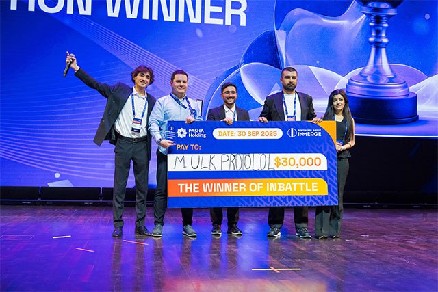 Узбекский стартап Mulk Protocol победил на InBattle Startup Awards в рамках INMerge Innovation Summit 2025 Стартап из Узбекистана Mulk Protocol стал победителем InBattle Startup Awards на саммите INMerge Innovation Summit 2025 который проходил в Баку   English O zbek tilida Ўзбек тилида На русском iOS Android