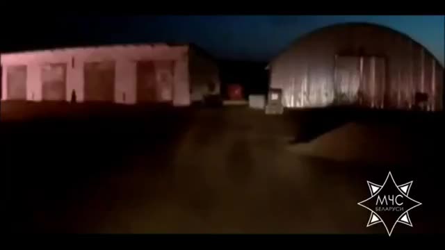 МЧС успешно ликвидировало пожар на зерносушильной установке в Лиозненском районе