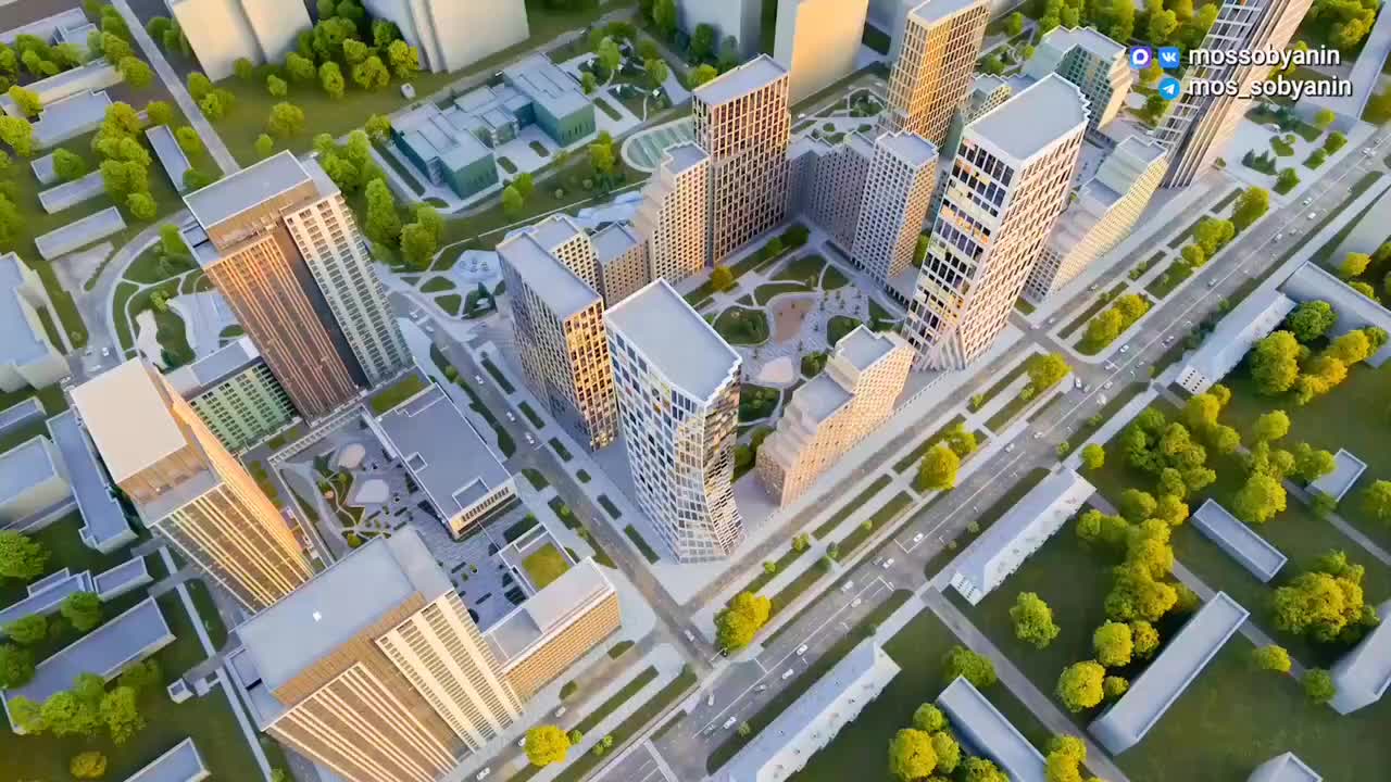 Строительство жилых районов и объектов социальной инфраструктуры в Москве: 20 новых площадок в 2023 году