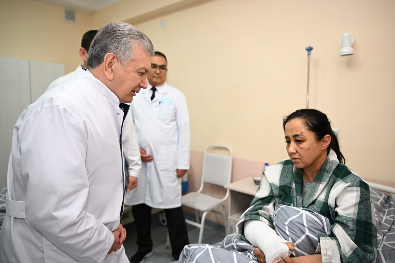 Шавкат Мирзиёев поручил изучить причины взрыва в Гулистане и обеспечить верховенство закона repost uz usilit kontrol za bezopasnostyu Подписывайтесь на Repost