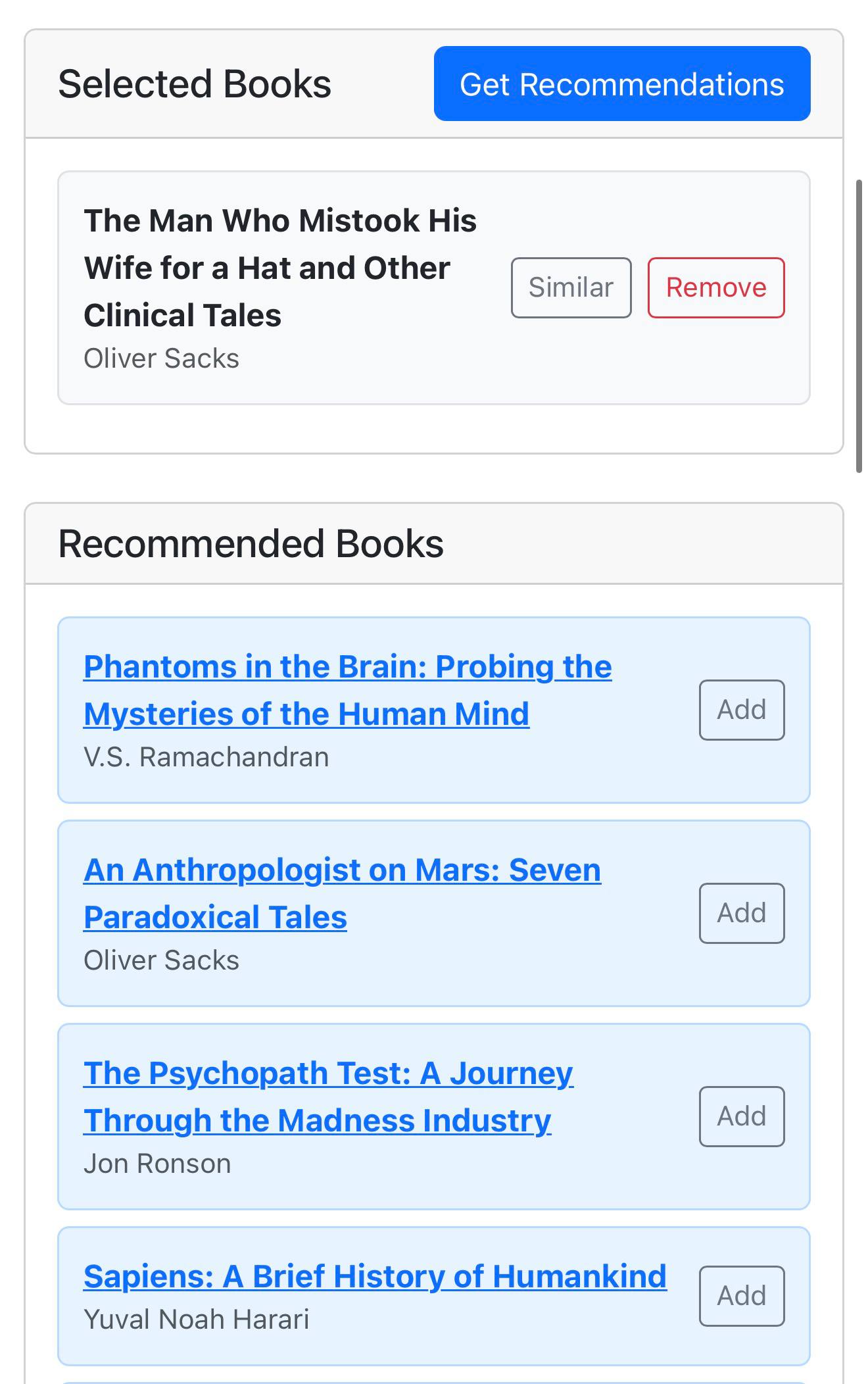 Интересный проект для любителей книг автор спарсил 3 миллиарда отзывов на книги и сделал сайт рекомендательную систему book sv Просто вбиваете книги которые любите больше всего и получаете близкие по духу