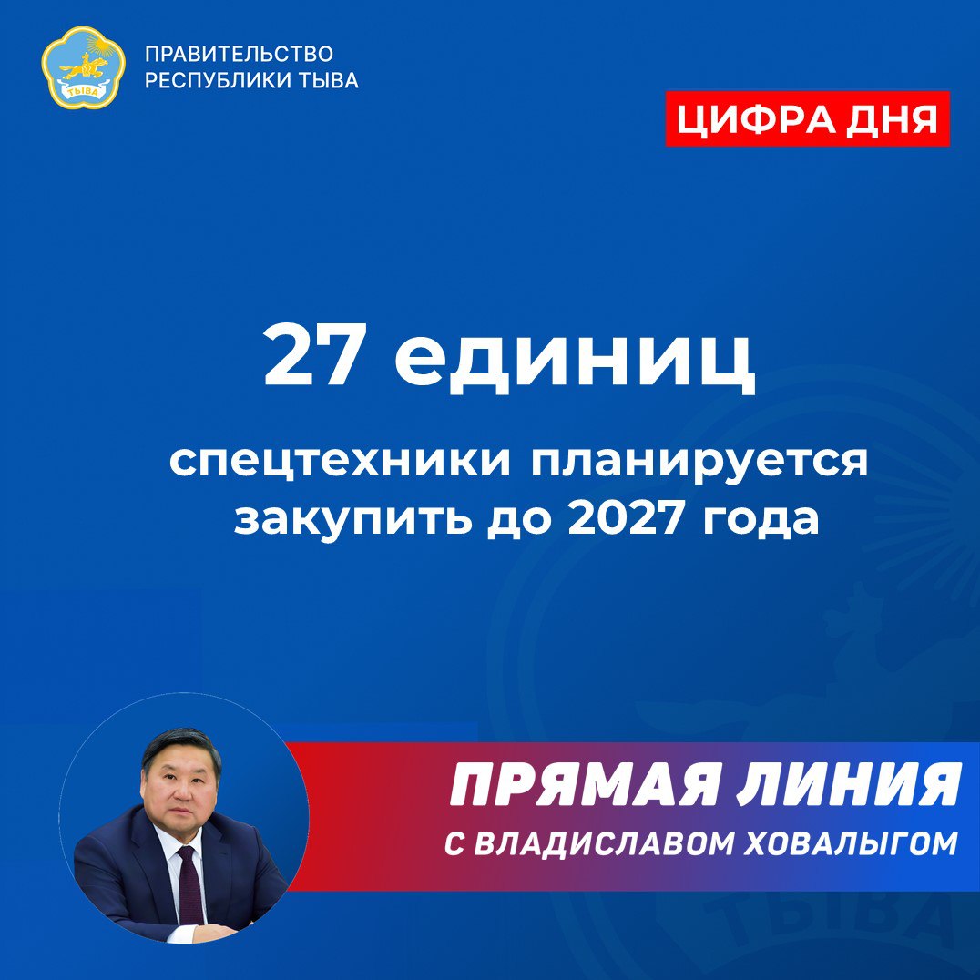 Глава Тувы Владислав Ховалыг в ходе прямого эфира рассказал о планах по улучшению системы обращения с твердыми коммунальными отходами в республике Ключевым моментом станет строительство современного мусоросортировочного комплекса и полигона стоимостью 3 5 млрд рублей В ноябре Тува прошла отбор Минприроды России и получила субсидию из федерального бюджета в виде капитального гранта на сумму более 2 45 млрд Из бюджета республики на софинансирование проекта предусмотрено порядка 25 млн рублей Глава подчеркнул что с 2026 года начнется фактическая реализация проекта по созданию современной инфраструктуры в сфере обращения с ТКО включающая в себя утилизацию и захоронение отходов На протяжении последних лет в республике ведется целенаправленная работа в этой сфере Региональный оператор по вывозу ТКО ГУП Транспортный сервис и проект имеет в своем автопарке 56 единиц спецтехники До 2027 года планируется закупить еще 27 единиц Для сбора ТКО на территории республики имеется более 4 2 тыс контейнеров из них только в этом году закуплены 486 ед В сентябре текущего года приобретено более 100 пластиковых контейнеров для установки на территории МКД г Кызыла За последние годы была проведена большая работа по ликвидации несанкционированных свалок вывезено более 2 6 млн куб м мусора Контроль за своевременным вывозом ТКО обеспечивается путем фотофиксации и передачи данных в федеральную систему учета и программу SmartRO Все мусоровозы оснащены системами ГЛОНАСС
