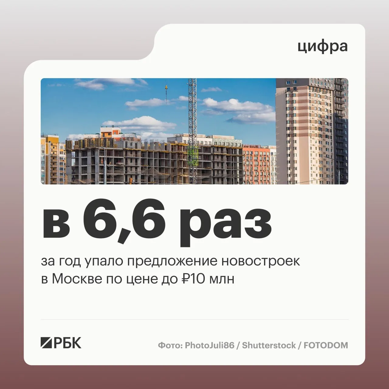 Квартиры в бюджете до 10 млн руб становятся новым исчезающим ценовым сегментом в новостройках Москвы Как отметили опрошенные РБК Недвижимостью эксперты сейчас в столичных новостройках включая Новую Москву представлено чуть больше 1 2 тыс таких лотов без учета апартаментов По данным компании Метриум минимальный бюджет покупки квартиры в Новой Москвы сегодня составляет 5 8 млн руб старой Москвы массовый сегмент 7 8 млн руб Главная причина сокращения квартир в новостройках Москвы до 10 млн руб вымывание дешевых предложений Количество новостроек в масс сегменте падает а новые ЖК стартуют с более высокими ценами В Старой Москве это ярко выражено доля комфорт класса составляет около 34 и снижается пояснила основатель аналитической платформы bnMAP pro Ирина Доброхотова В Новой Москве доминирует комфорт класс поэтому покупатели первыми выбирают бюджетные объекты что и приводит к сокращению спроса  Канал РБК в Максе  Приложение РБК для iOS и Android