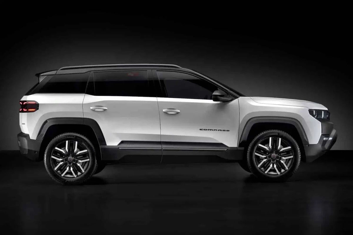 Раскрыта внешность и интерьер нового Jeep Compass Фотографии нового Jeep Compass попали в Сеть до премьеры, которая ожидается до конца весны 2025 года. Серийный выпуск модели наладят на итальянском заводе Stellantis. Кроссовер получил современный дизайн в духе Jeep Avenger: светодиодные фары объединены с фирменной радиаторной решёткой из семи секций, кузов — с массивным пластиковым обвесом, «икс-образными» фонарями и черной крышей. В интерьере — комбинированная отделка, большой горизонтальный экран мультимедиа, физические кнопки управления и беспроводная зарядка.