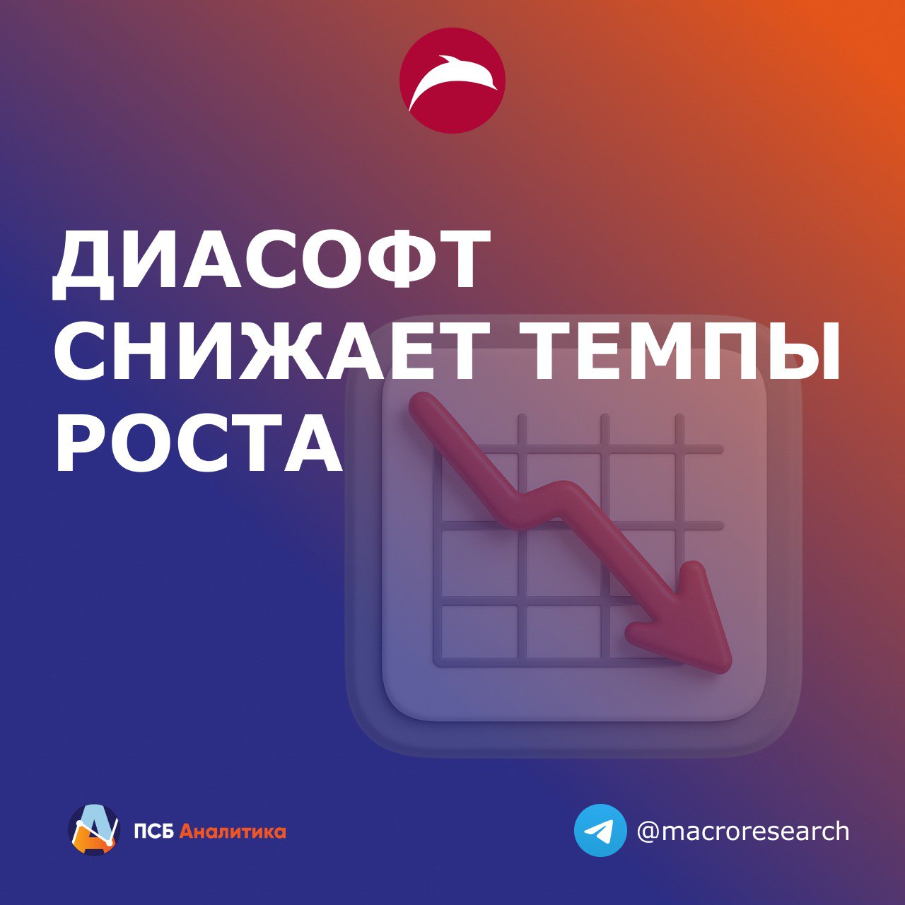 Диасофт отчитался по МСФО за 2024 г. Акции компании теряют 2,7%, так как результаты оказались заметно хуже консенсус-прогноза. Ключевые показатели: • Выручка: 10,1 млрд руб., +10% г/г; • Законтрактованная выручка: 21,7 млрд руб., +13% г/г; • EBITDA: 2,9 млрд руб., -24,7% г/г; • Рентабельность по EBITDA: 29,3% 43% в 2023 г. ; • Чистая прибыль: 2,4 млрд руб., -14,3% г/г; Cнижение показателя EBITDA компания связывает с расширением бизнеса, ростом численности персонала и выходом на новые рынки. Наше мнение: Выручка компании выросла сдержанно – сказалась все-таки высокая ставка, из-за которой клиенты корректируют/переносят бюджеты на ПО. А рост себестоимости продаж на 46%, до 5,2 млрд руб. львиная доля - оплата труда сотрудников привел к снижению валовой прибыли. Несмотря на сокращение общих и финансовых расходов на 13% до 1,76 млрд руб., компания не смогла нарастить операционную прибыль, а из-за роста в 2,15 раза расходов по налогу на прибыль сократилась чистая прибыль. Сохраняем нейтральный взгляд на Диасофт. Учитывая некоторые проблемы с бюджетами заказчиков и торможение программы импортозамещения в мелких и средних банках по данным Диасофта , выйти на целевые 30% темпов роста компании может быть сложно. В то же время у Диасофта есть неоспоримый плюс в текущих условиях – это отрицательный чистый долг и дивидендные выплаты. #ЕкатеринаКрылова Аналитический Центр ПСБ