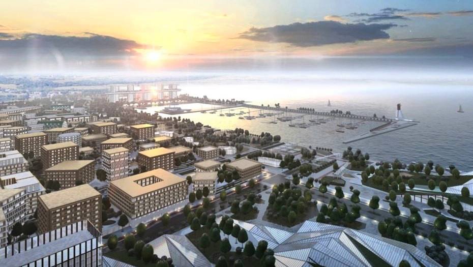 "Газпром" запланировал квартал с высотками на территории курорта в Горской ООО "Горская" хочет изменить предельную высоту застройки на территории будущего курортного кластера "Санкт-Петербург Марина" в Горской, увеличив её с 80 до 140 м, следует из материалов для внесения изменений в правила землепользования и застройки Петербурга, подготовленных ООО "Архитектурно-градостроительный портал".