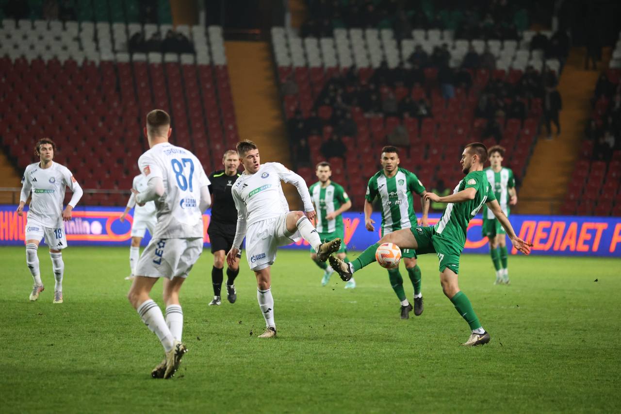 ФК «Оренбург» проиграл грозненскому «Ахмат» со счетом 0:1