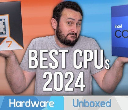 В Hardware Unboxed назвали 5 лучших центральных процессоров 2024 года  Авторы YouTube-канала Hardware Unboxed составили список лучших центральных процессоров 2024 года. CPU были разделены на пять основных категорий. Звание лучшего процессора начального уровня присудили Core i5-12400F. Он обладает солидной игровой производительностью, а в будущем его можно будет заменить на более производительное решение для платформы LGA 1700.  Читать далее