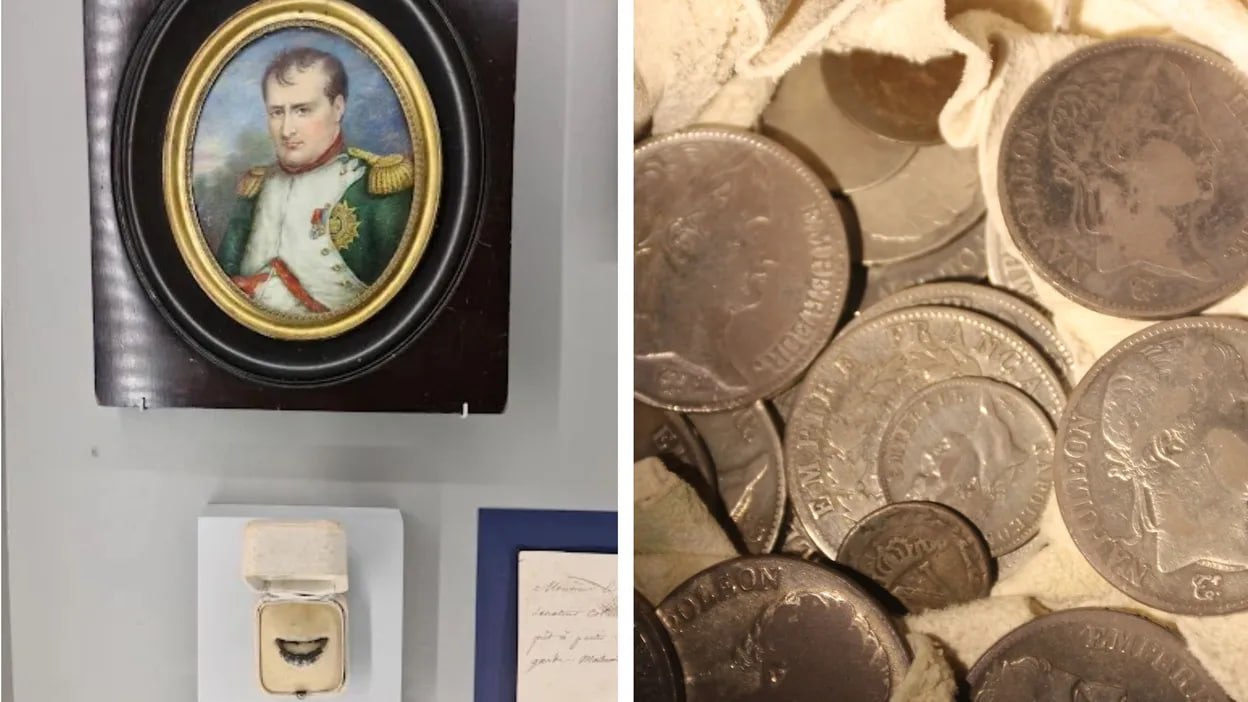 Кольцо Наполеона с бриллиантами украли из его резиденции в Бельгии сообщил телеканал RTBF Инцидент произошел в музее Последняя ставка Наполеона в ночь с 17 на 18 декабря Злоумышленники проникли через окно разбили несколько витрин и забрали их содержимое Среди пропавших вещей также золотые и серебряные монеты наполеоновской эпохи   Telegram MAX Читать эксклюзив