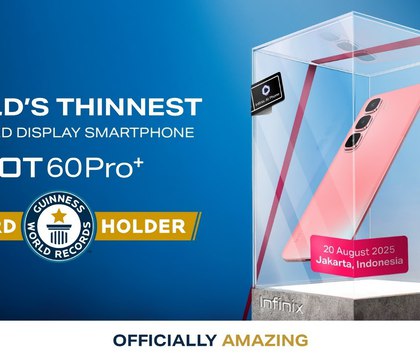 Infinix Hot 60 Pro попал в Книгу рекордов Гиннесса за рекордную тонкость Компания Infinix официально объявила что ее новый смартфон Hot 60 Pro был занесен в Книгу рекордов Гиннесса как самый тонкий смартфон со скругленным 3D дисплеем Мировое признание устройство получило на специальной церемонии сертификации прошедшей в Индонезии у храма Боробудур в день локального запуска модели