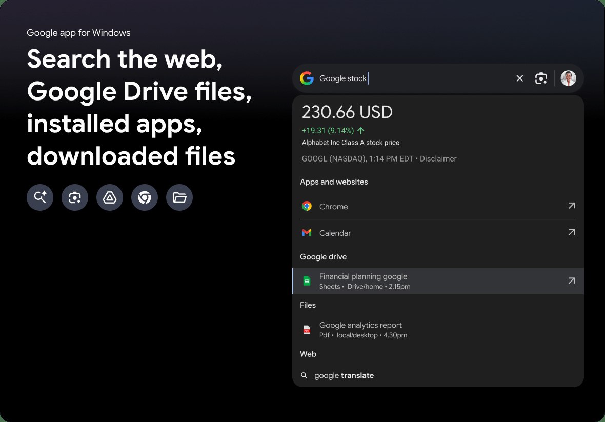 Google начала тестировать экспериментальное приложение для Windows в виде поисковика которое позволяет искать информацию в файлах на компьютере установленных приложениях Google Диске и в интернете Пока оно доступно только на английском языке пользователям из США vc ru services 2218492
