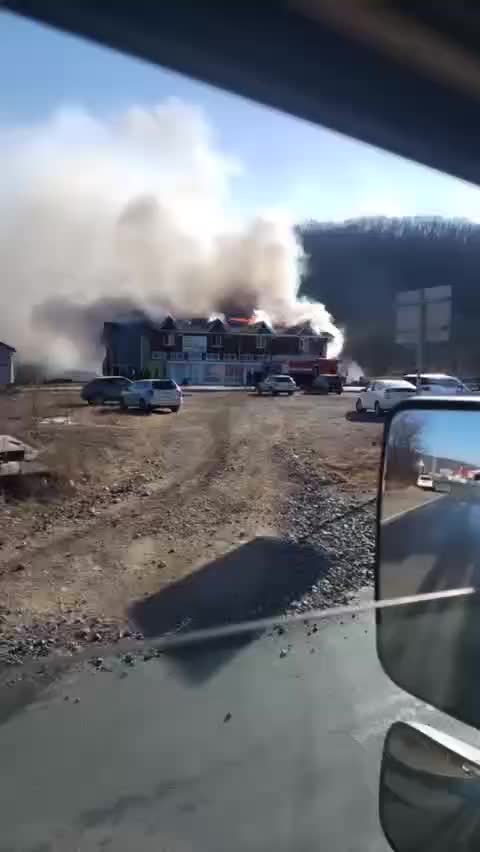 Пожар в магазине в Барабаше: один пострадавший