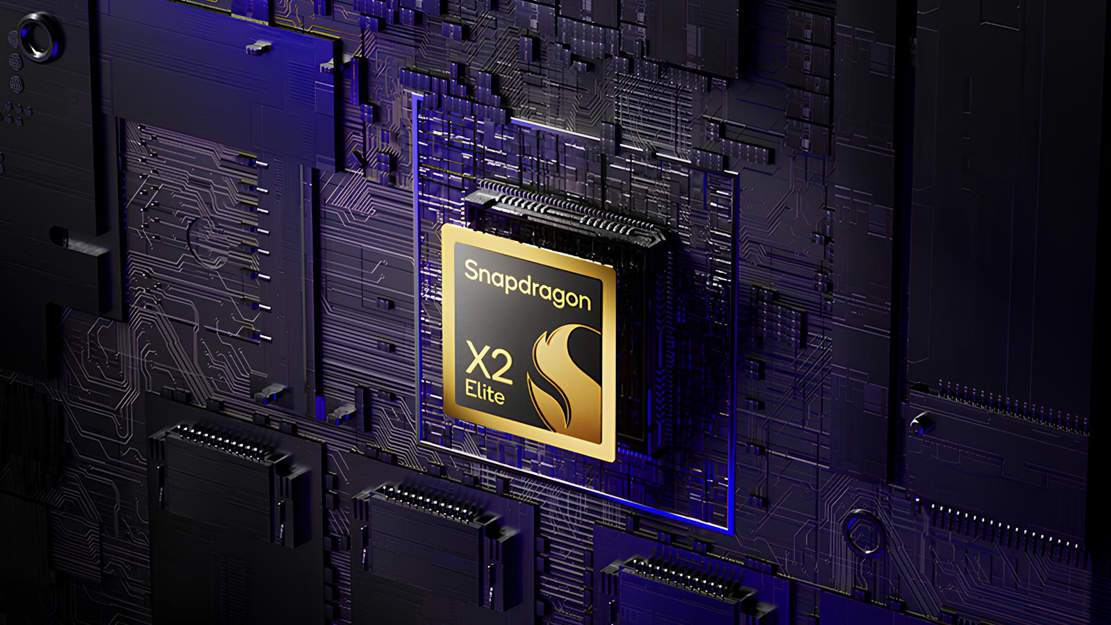Qualcomm обновила Snapdragon X Elite до второго поколения Флагманский чип X2 Elite выйдет в трёх версиях Elite Extreme получит 18 ядерный CPU с частотой до 5 0 ГГц на двух ядрах Семейство X2 Elite презентовали вместе с 8 Elite Gen 5 В компании обещают что флагманский X2 Elite Extreme оказался на 75 быстрее конкурентов на архитектуре x86 Первые компьютеры на базе X2 Elite ожидаются в первой половине 2026 года rozetked me news 41735