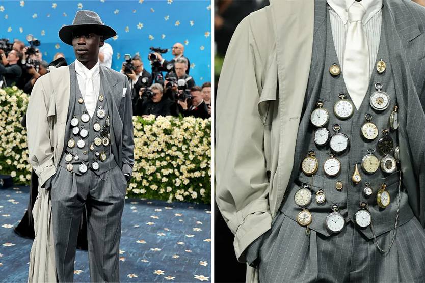 От бала Met Gala, который посвятили культуре темнокожих денди, в этом году ожидали десятки вариаций классический костюмов с тематическими аксессуарами — шляпами, тростями и брошами. Прогнозы оправдались: например, Зендея и Мадонна появились в белых смокингах, а сопредседатель бала Фаррелл Уильямс — в пиджаке с 15 тыс. жемчужин. Рианна же использовала костюм, чтобы рассказать всем о своей беременности. Собрали лучшие и худшие образы звезд с Met Gala 2025 — от первого за 22 года появления Дайаны Росс до «скучного» платья Ким Кардашьян.