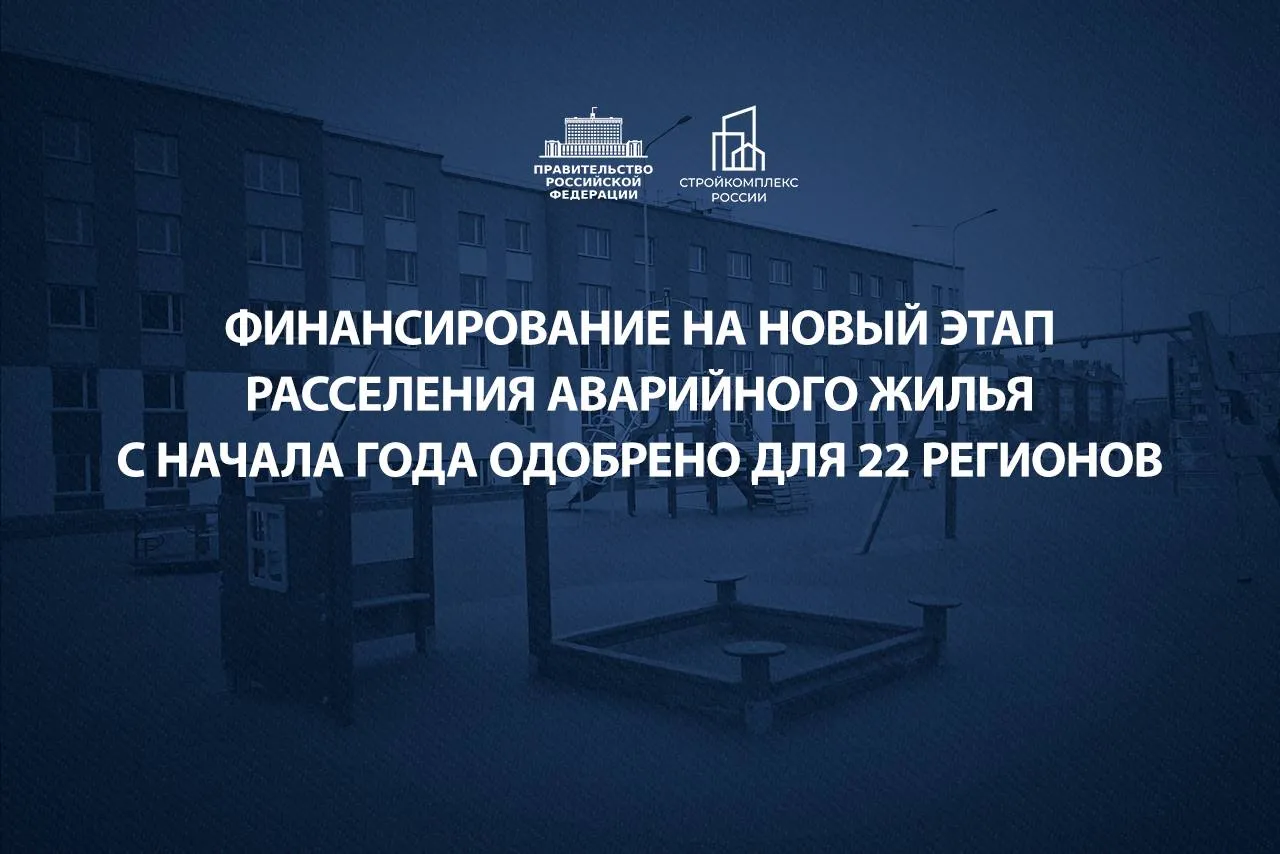 Расселение аварийного жилья помогает улучшить условия проживания людей и обновить облик населенных пунктов Для продолжения этой работы с начала года одобрили финансирование для 22 регионов Общая сумма поддержки из федерального бюджета порядка 29 3 млрд рублей Важно что регионы тоже добавляют свои средства Это позволит переселить еще более 32 000 человек из аварийного жилья площадью более 550 000 кв м А в целом с 2019 года из непригодных для проживания домов переехали больше миллиона человек Тем не менее аварийного жилья в стране остается еще много Но работа идет И каждое такое решение позволяет повысить качество жизни людей